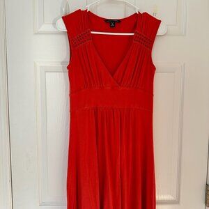 Vintage Banana Republic Orange Casual Dress - Size Medium - Effortlessly Stylish